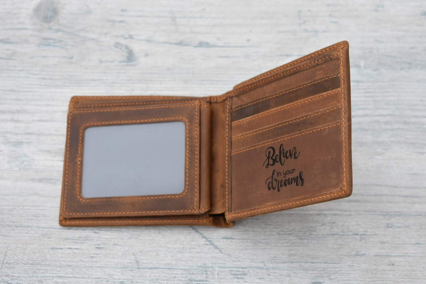 Personalized Leather Wallet - PH18