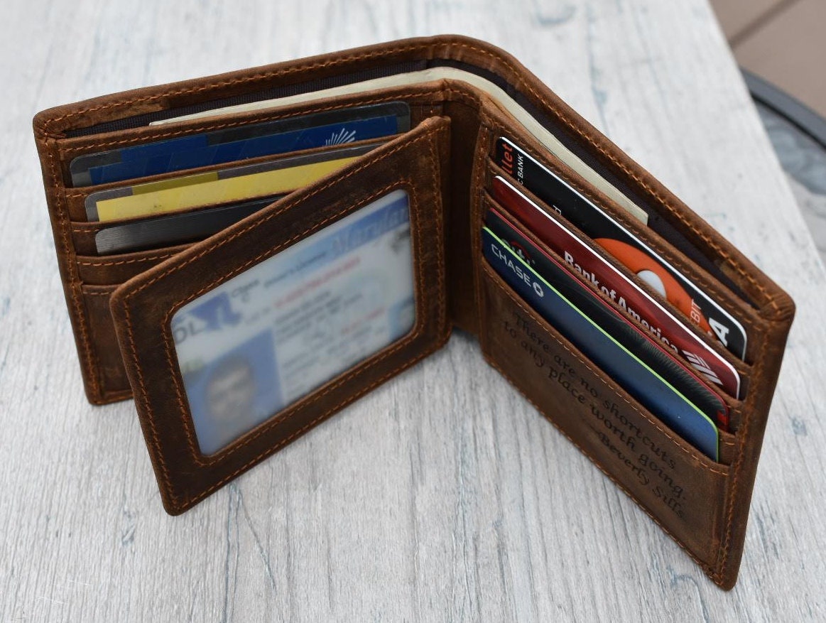 Personalized Leather Wallet - SL20