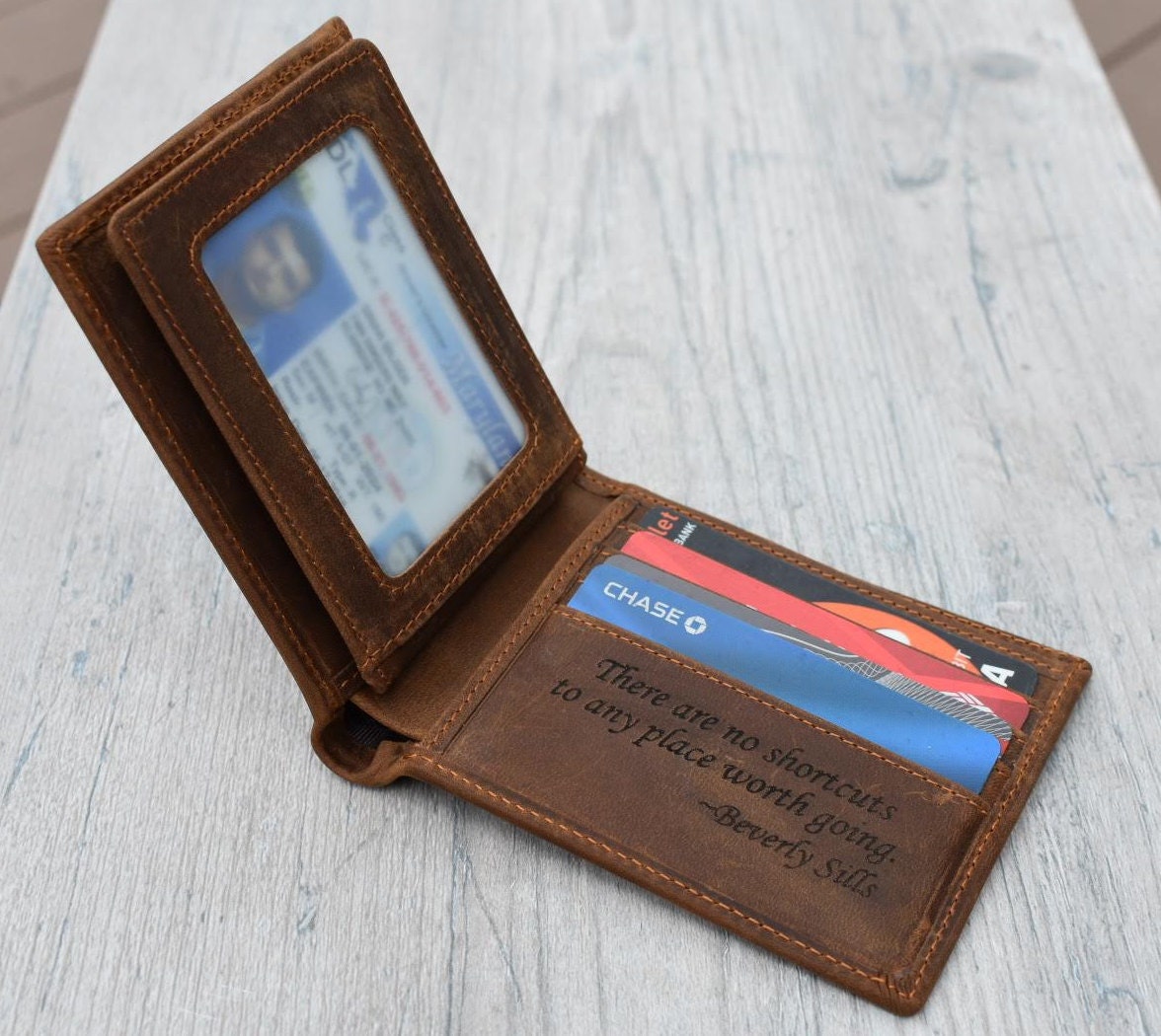 Personalized Leather Wallet - SL20
