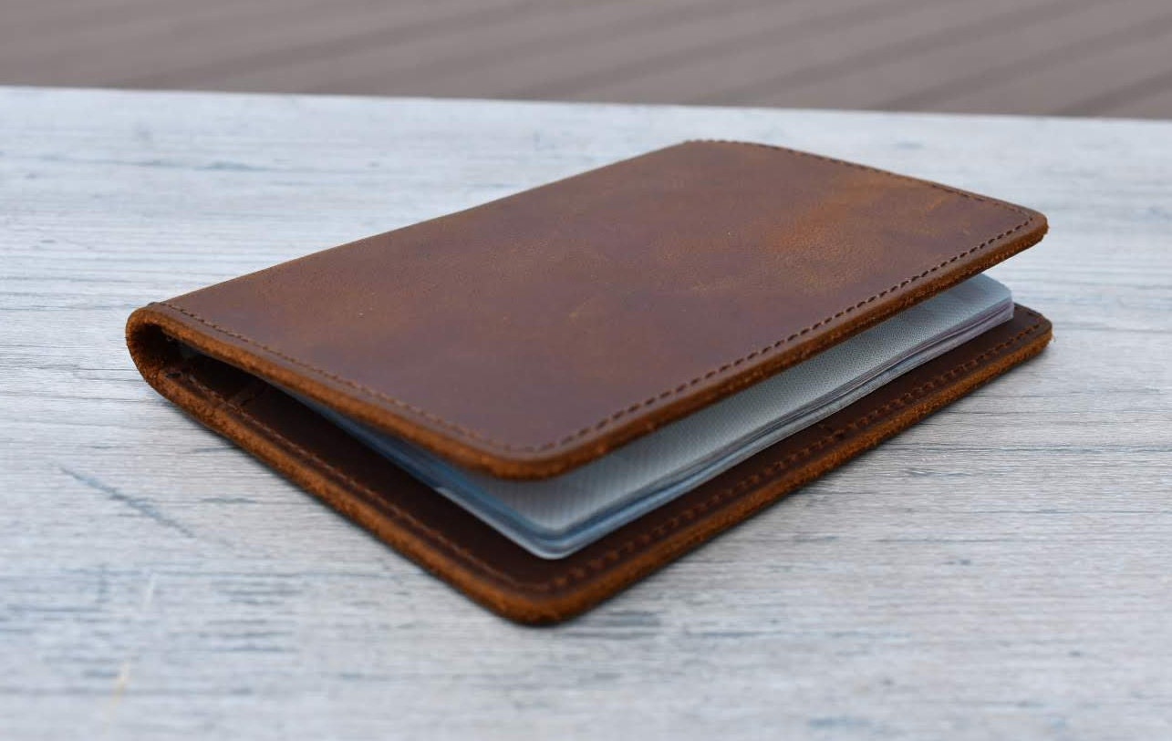 Personalized Leather Passport Holder - PH06