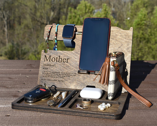 Personalized Phone Charging Docking Station for Mothers- GS23