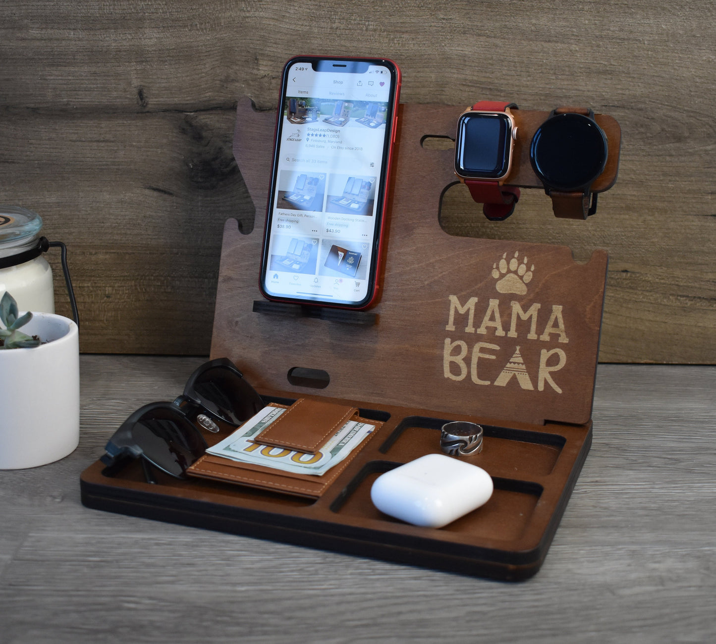 Personalized Docking Station for Moms