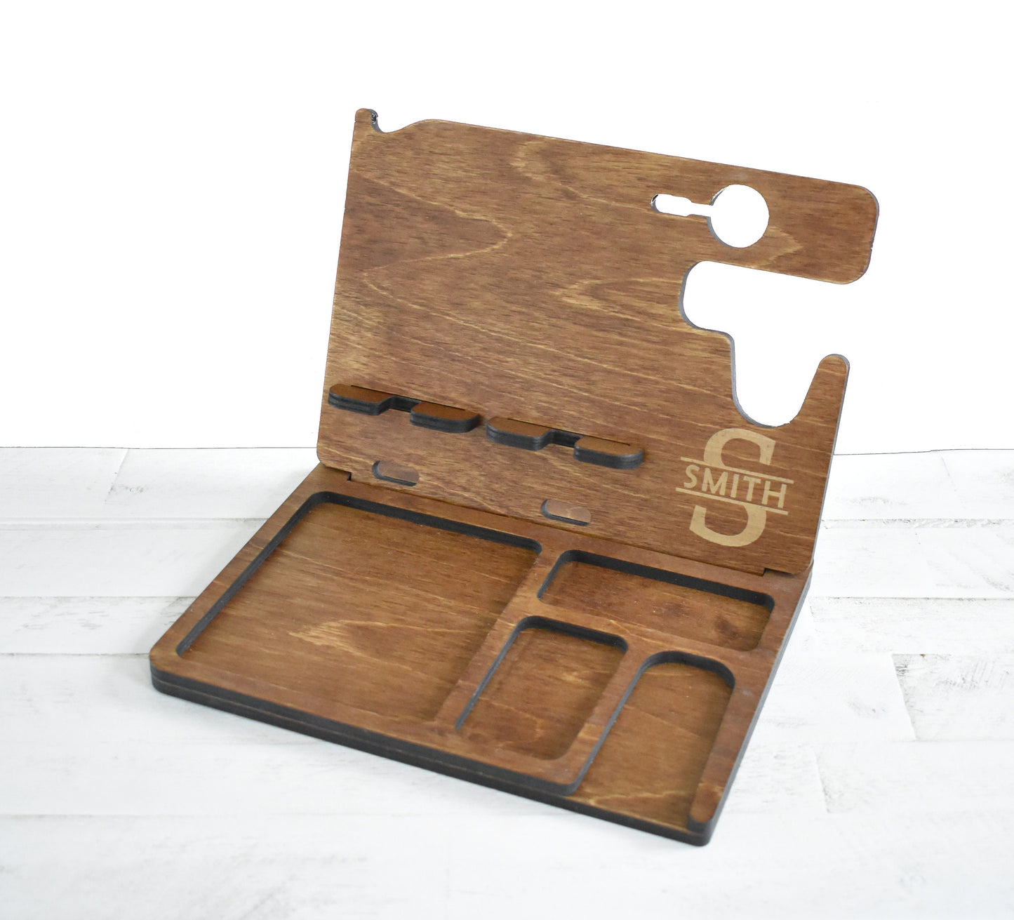 Wooden Docking Station for 2 Phones - SL02