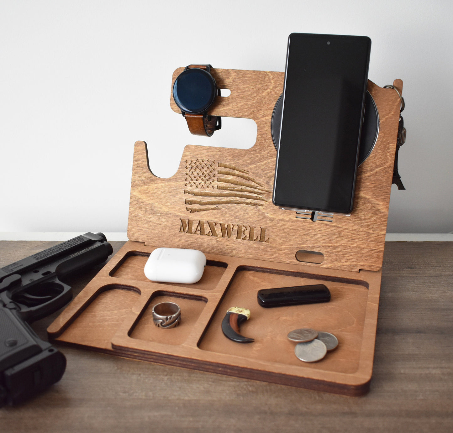 Wireless Phone Charger Docking Station for Gun - GS17