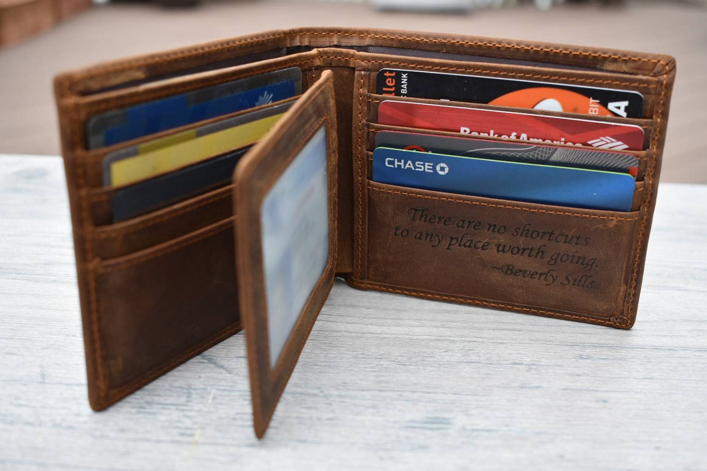 Personalized Leather Wallet - PH18