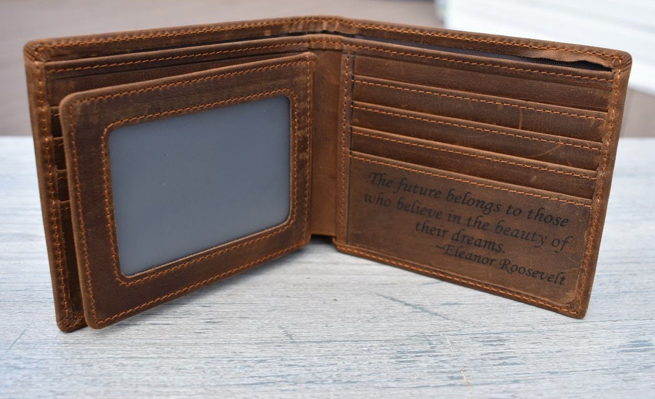 Personalized Leather Wallet - SL20