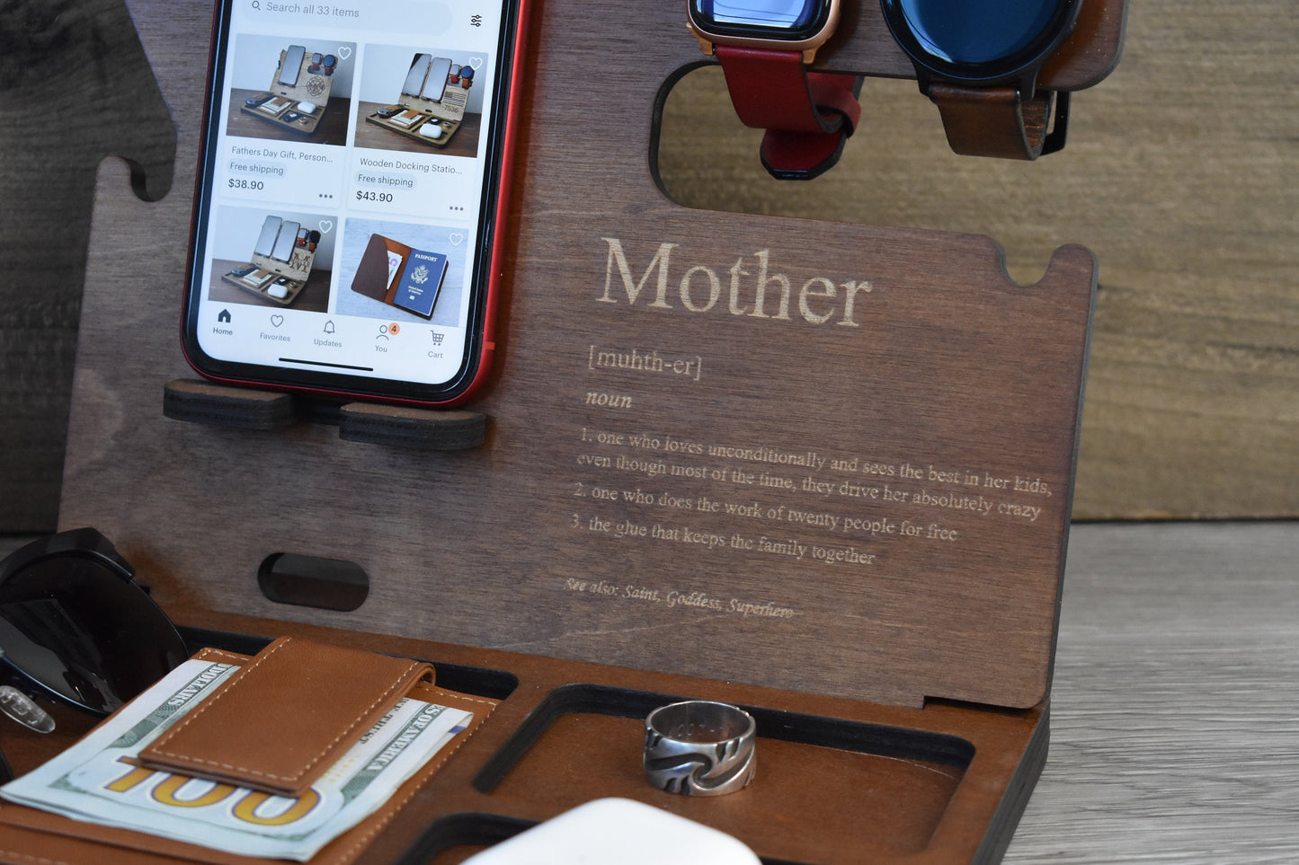 Personalized Docking Station for Moms