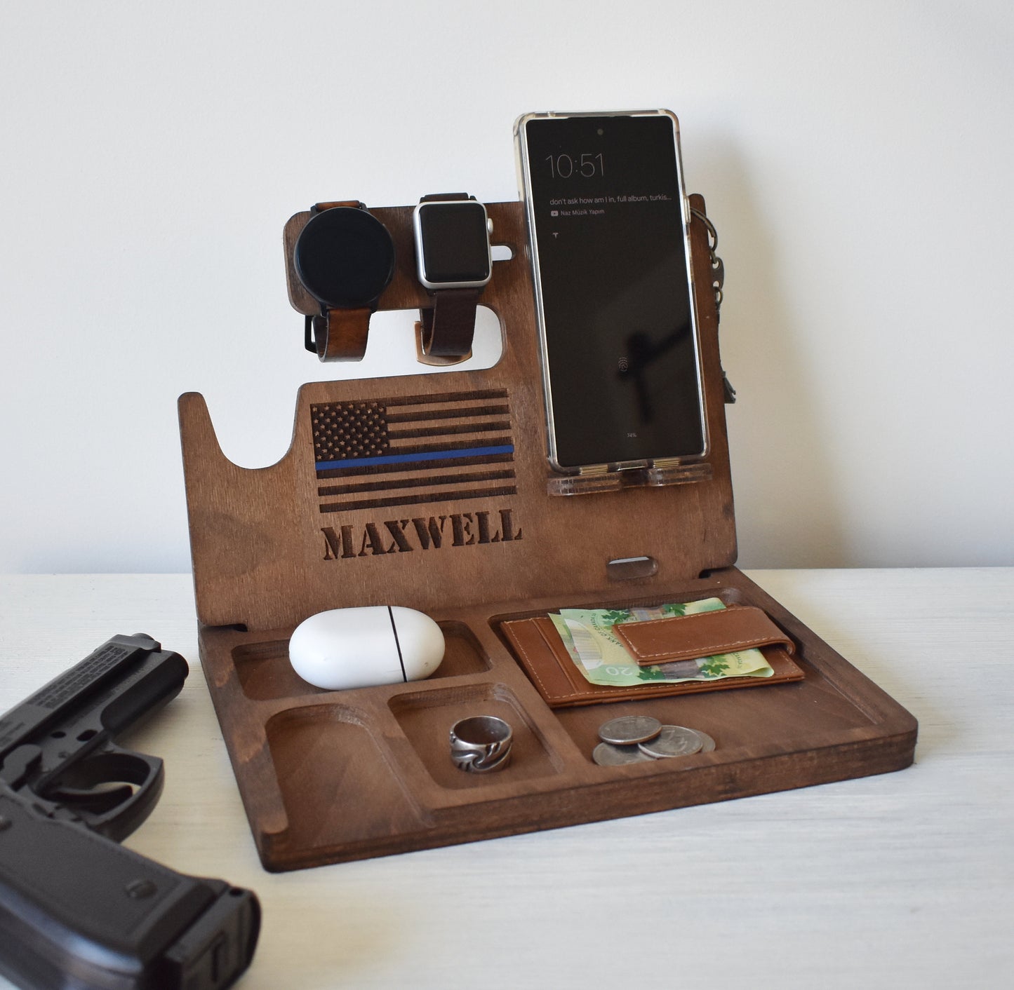 Phone Docking Station with Gun Holder - DK05