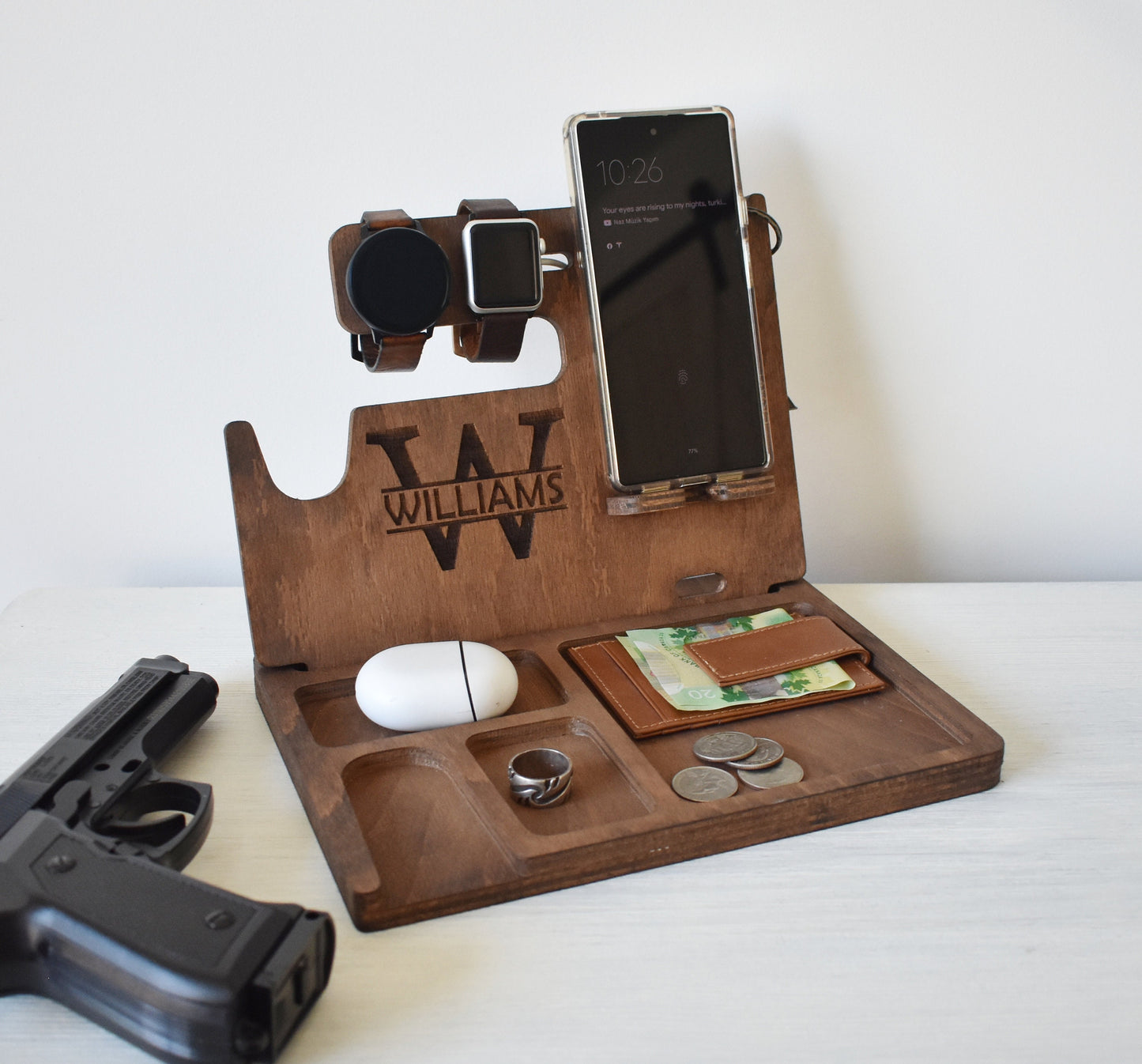 Phone Docking Station with Gun Holder - DK05