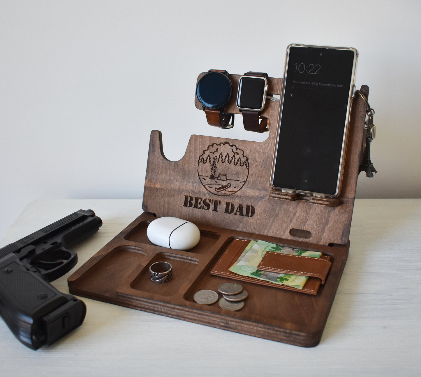 Phone Docking Station with Gun Holder - DK05