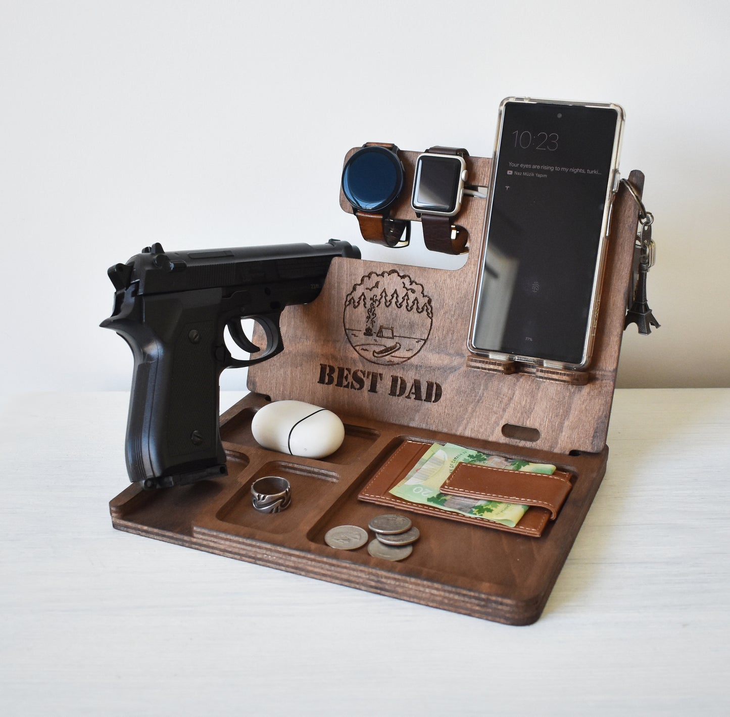 Phone Docking Station with Gun Holder - DK05